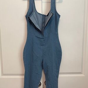 Blue Denim Jumpsuit